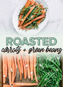 红萝卜和绿豆照片拼贴画在纸板平底锅和成品厨师豆和红萝卜板材